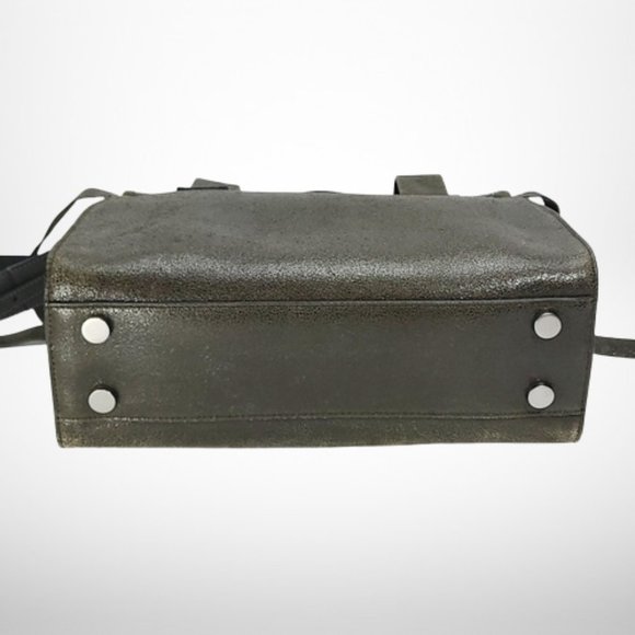 Brunello Cucinelli Buffed Leather Shoulder Bag. Monili - Picture 7 of 16